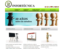 Tablet Screenshot of infortecnica.com